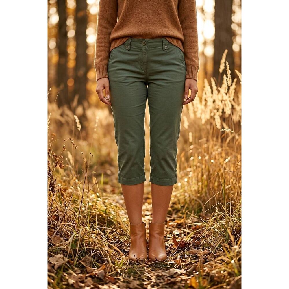 🔹️The Limited Olive Cassidy Fit Cropped Pants Size 10